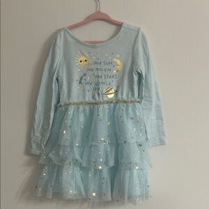Light Blue Girls' Tulle Star Skirt Dress Cat & Jack Size 4T